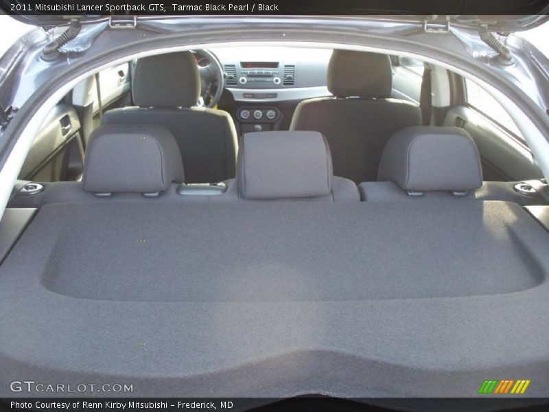 Tarmac Black Pearl / Black 2011 Mitsubishi Lancer Sportback GTS