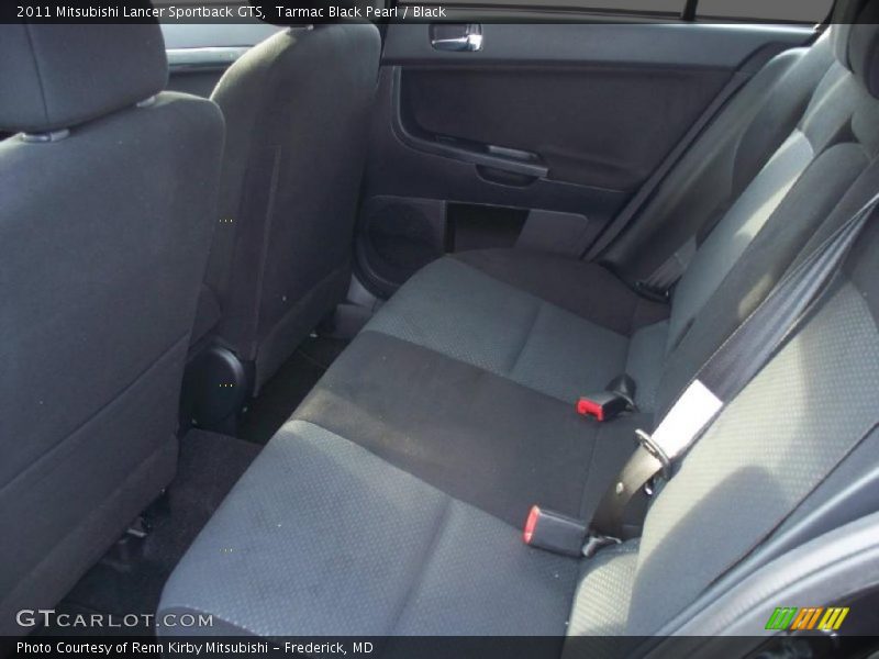 Tarmac Black Pearl / Black 2011 Mitsubishi Lancer Sportback GTS