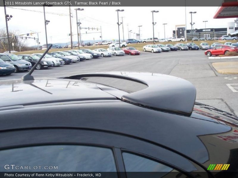 Tarmac Black Pearl / Black 2011 Mitsubishi Lancer Sportback GTS