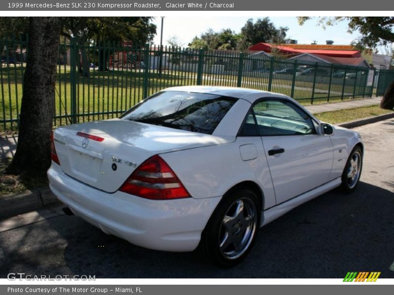 Glacier White / Charcoal 1999 Mercedes-Benz SLK 230 Kompressor Roadster