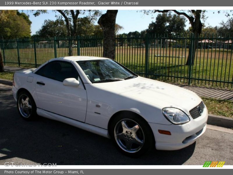 Glacier White / Charcoal 1999 Mercedes-Benz SLK 230 Kompressor Roadster