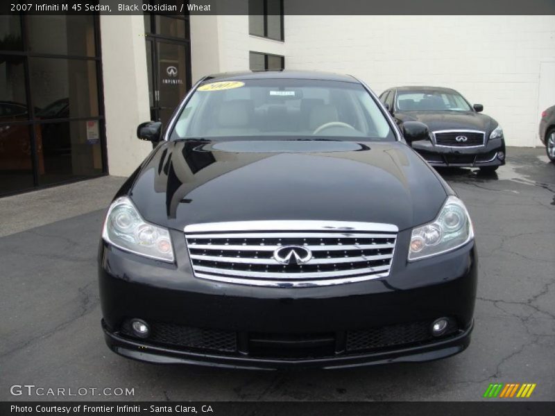 Black Obsidian / Wheat 2007 Infiniti M 45 Sedan