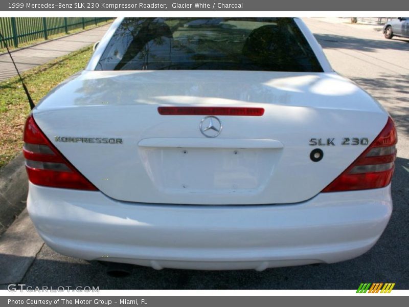 Glacier White / Charcoal 1999 Mercedes-Benz SLK 230 Kompressor Roadster