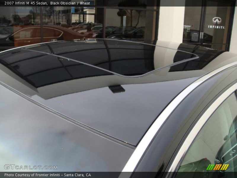 Black Obsidian / Wheat 2007 Infiniti M 45 Sedan