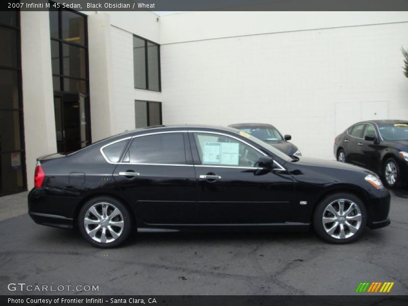Black Obsidian / Wheat 2007 Infiniti M 45 Sedan