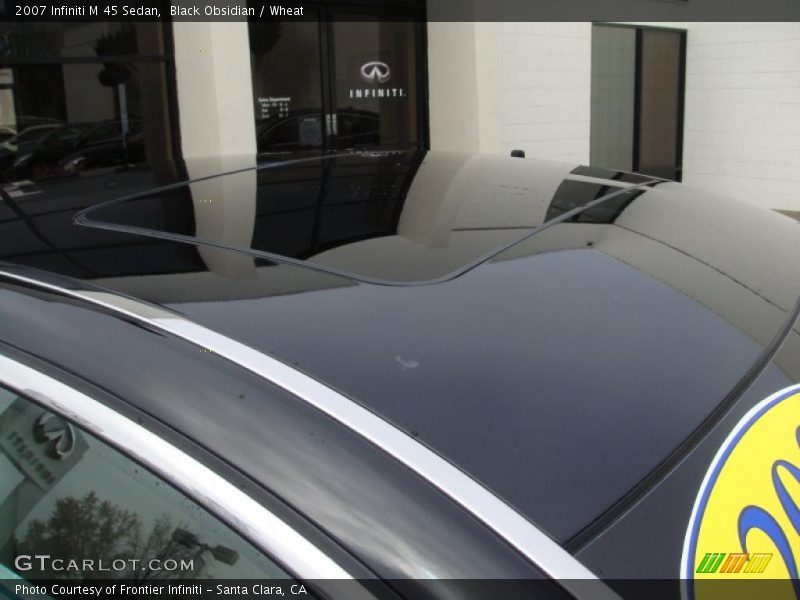 Black Obsidian / Wheat 2007 Infiniti M 45 Sedan