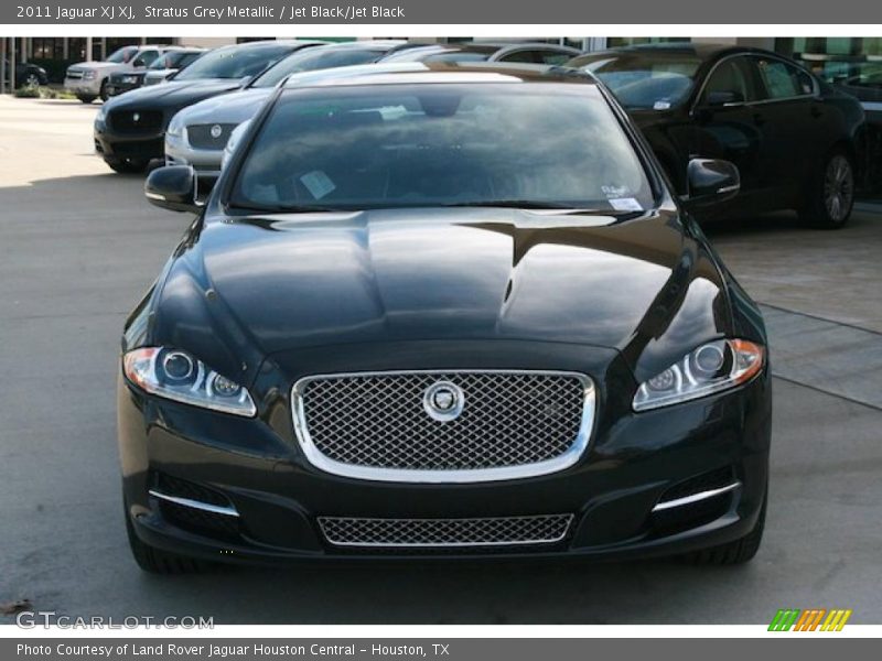 Stratus Grey Metallic / Jet Black/Jet Black 2011 Jaguar XJ XJ