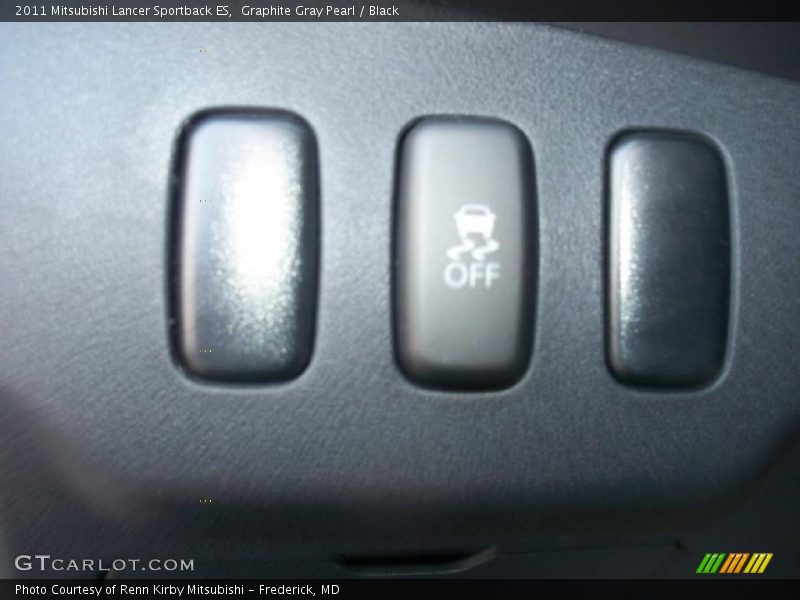Graphite Gray Pearl / Black 2011 Mitsubishi Lancer Sportback ES