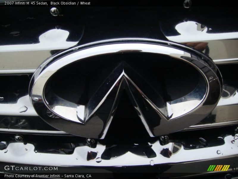 Black Obsidian / Wheat 2007 Infiniti M 45 Sedan