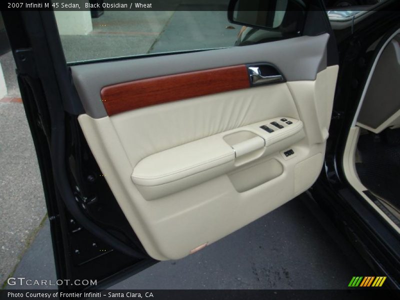 Black Obsidian / Wheat 2007 Infiniti M 45 Sedan
