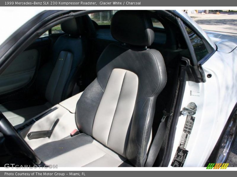 Glacier White / Charcoal 1999 Mercedes-Benz SLK 230 Kompressor Roadster