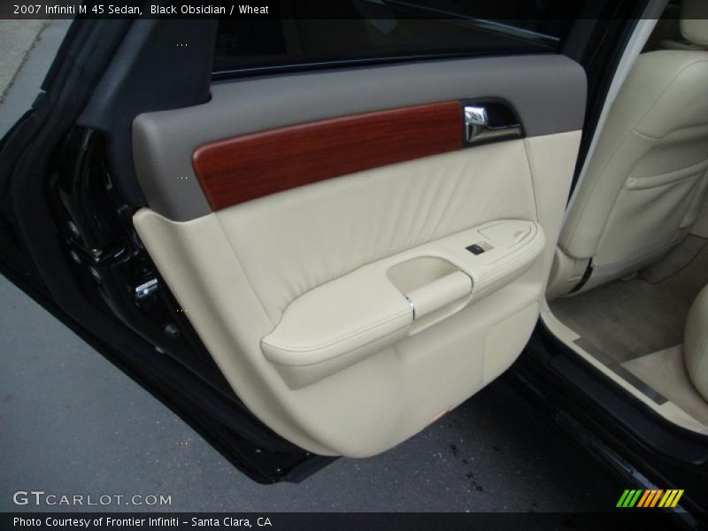 Black Obsidian / Wheat 2007 Infiniti M 45 Sedan