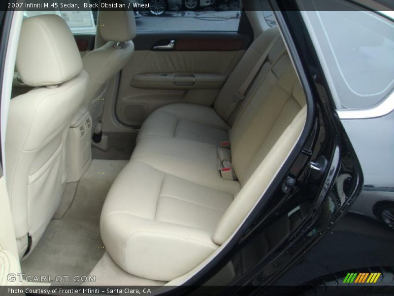 Black Obsidian / Wheat 2007 Infiniti M 45 Sedan