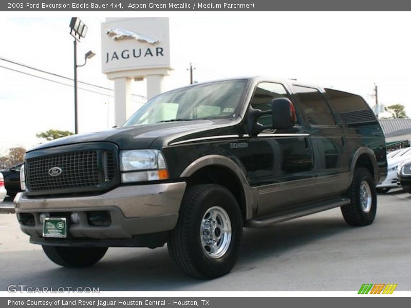 Aspen Green Metallic / Medium Parchment 2003 Ford Excursion Eddie Bauer 4x4