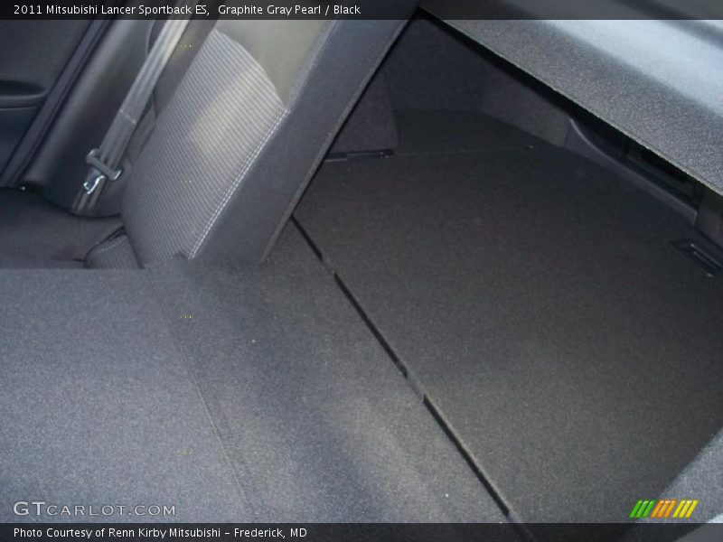 Graphite Gray Pearl / Black 2011 Mitsubishi Lancer Sportback ES