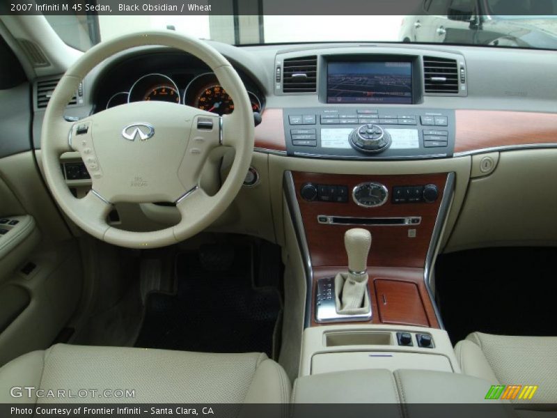 Black Obsidian / Wheat 2007 Infiniti M 45 Sedan