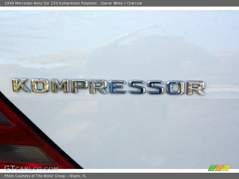 Glacier White / Charcoal 1999 Mercedes-Benz SLK 230 Kompressor Roadster
