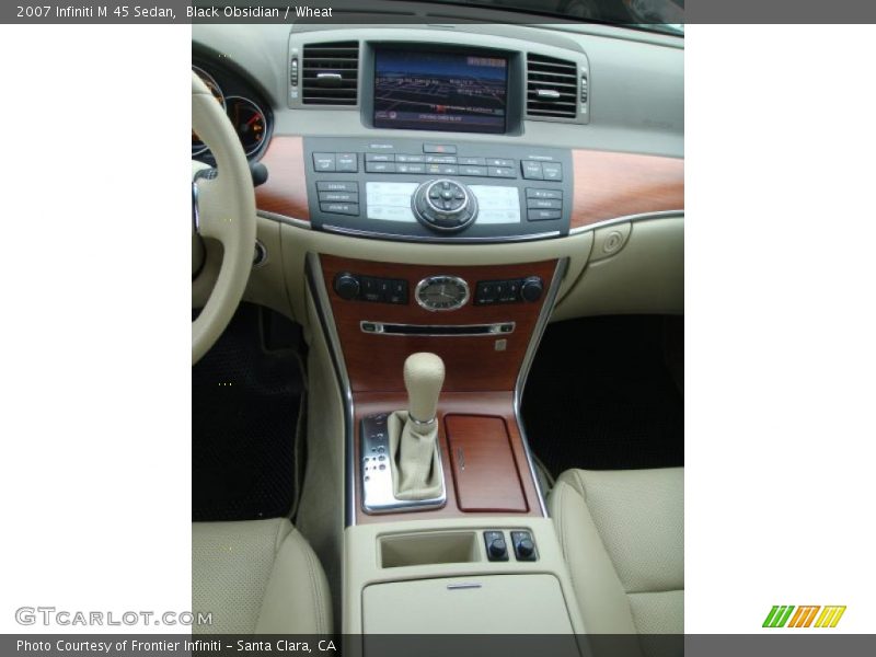 Black Obsidian / Wheat 2007 Infiniti M 45 Sedan