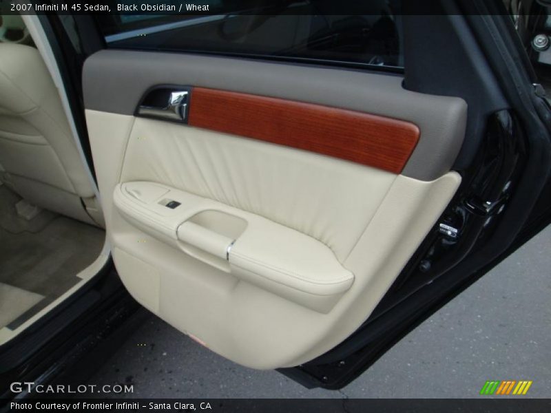 Black Obsidian / Wheat 2007 Infiniti M 45 Sedan