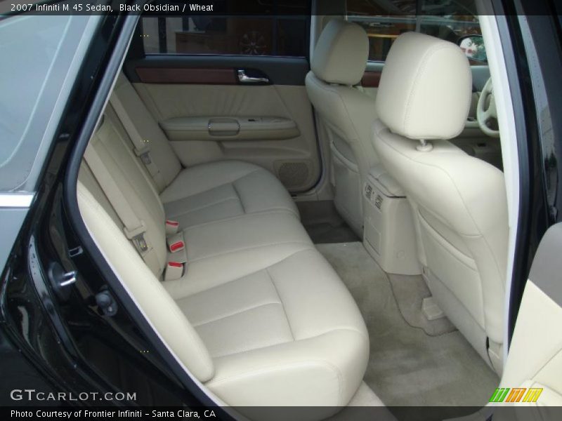 Black Obsidian / Wheat 2007 Infiniti M 45 Sedan