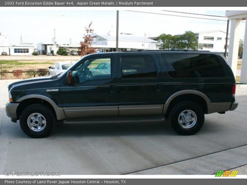 Aspen Green Metallic / Medium Parchment 2003 Ford Excursion Eddie Bauer 4x4