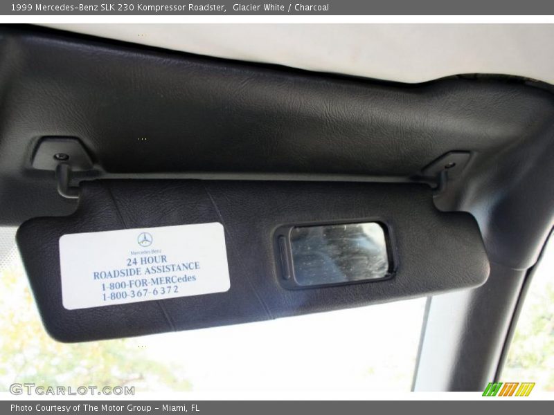 Glacier White / Charcoal 1999 Mercedes-Benz SLK 230 Kompressor Roadster