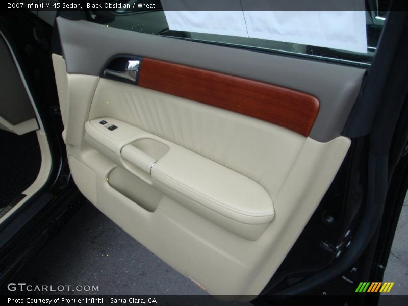 Black Obsidian / Wheat 2007 Infiniti M 45 Sedan