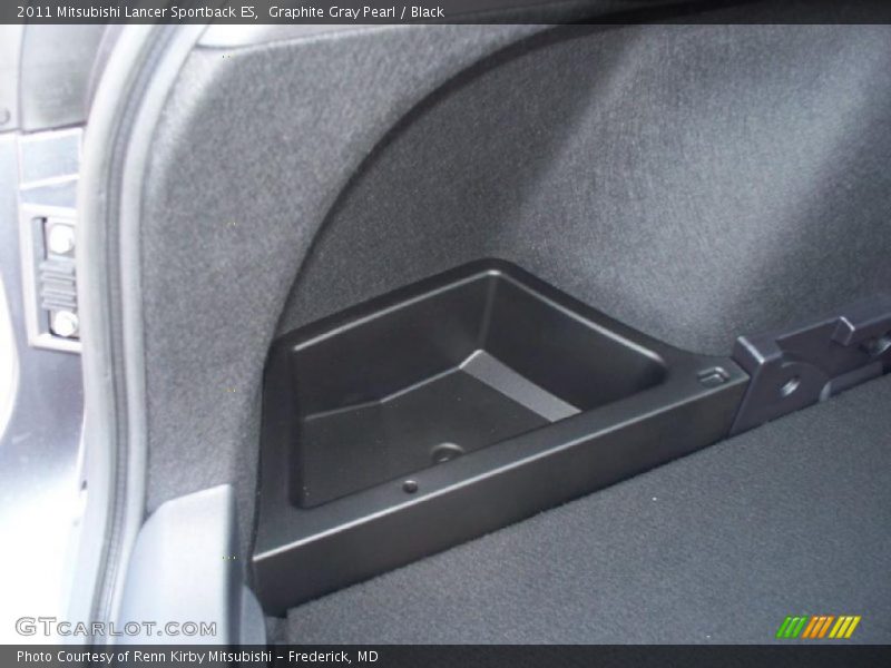 Graphite Gray Pearl / Black 2011 Mitsubishi Lancer Sportback ES