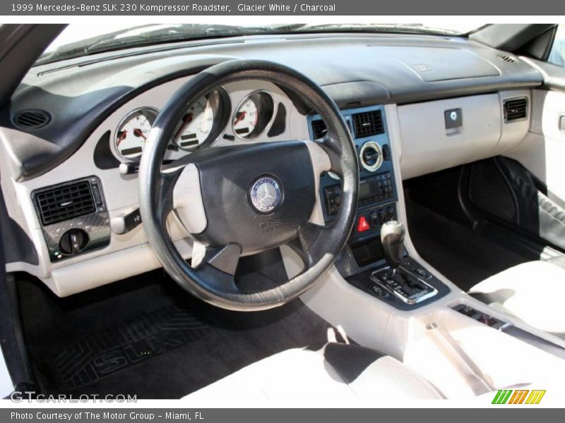 Glacier White / Charcoal 1999 Mercedes-Benz SLK 230 Kompressor Roadster