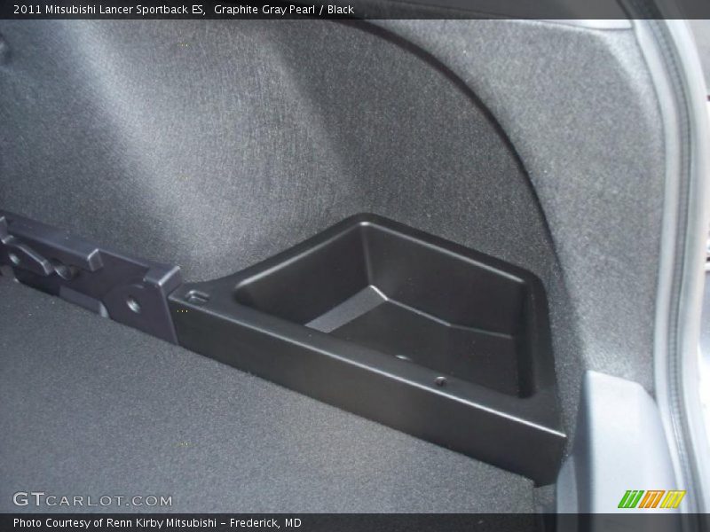 Graphite Gray Pearl / Black 2011 Mitsubishi Lancer Sportback ES