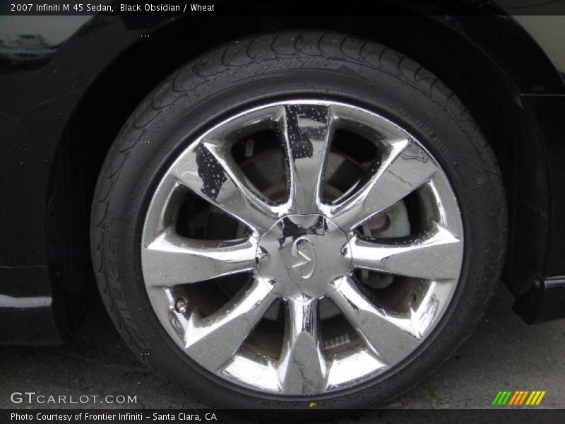 Black Obsidian / Wheat 2007 Infiniti M 45 Sedan