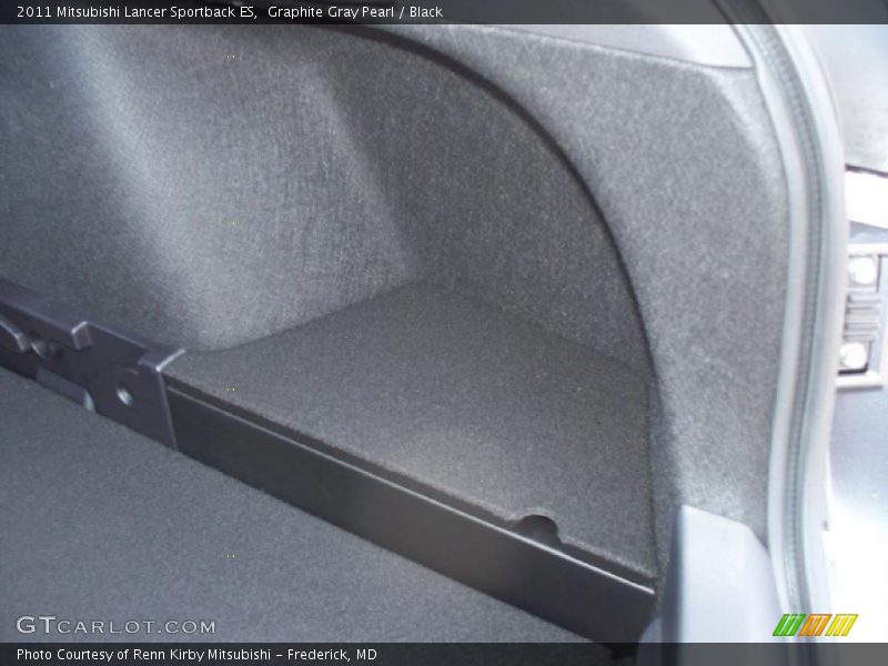 Graphite Gray Pearl / Black 2011 Mitsubishi Lancer Sportback ES