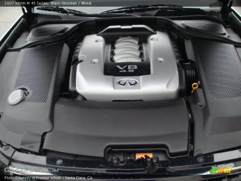 Black Obsidian / Wheat 2007 Infiniti M 45 Sedan