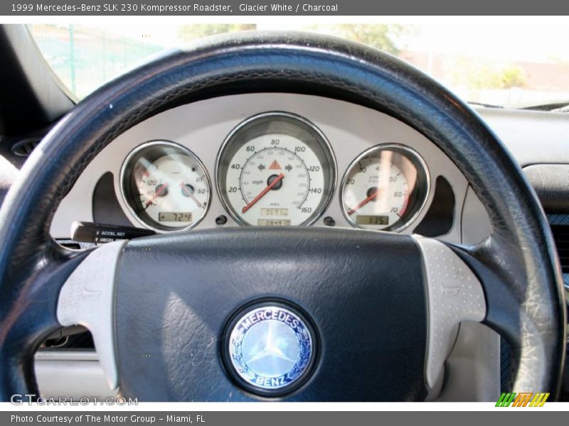 Glacier White / Charcoal 1999 Mercedes-Benz SLK 230 Kompressor Roadster