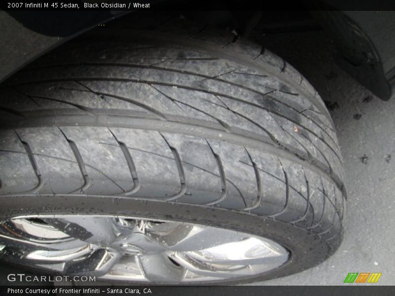 Black Obsidian / Wheat 2007 Infiniti M 45 Sedan