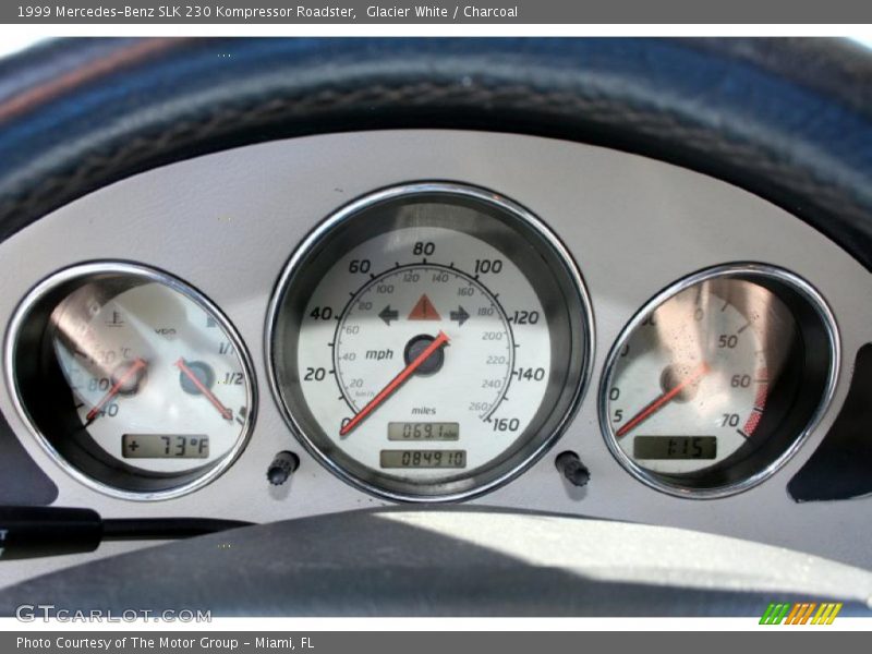 Glacier White / Charcoal 1999 Mercedes-Benz SLK 230 Kompressor Roadster
