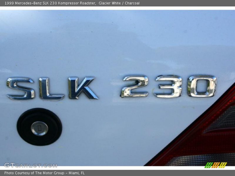 Glacier White / Charcoal 1999 Mercedes-Benz SLK 230 Kompressor Roadster