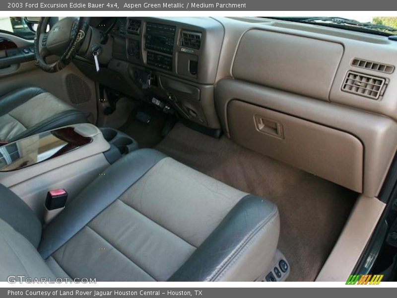 Aspen Green Metallic / Medium Parchment 2003 Ford Excursion Eddie Bauer 4x4