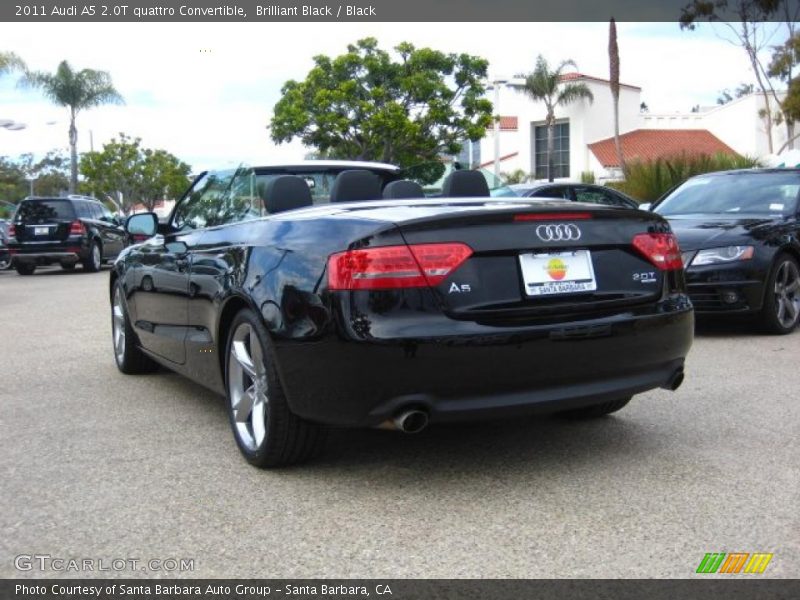 Brilliant Black / Black 2011 Audi A5 2.0T quattro Convertible