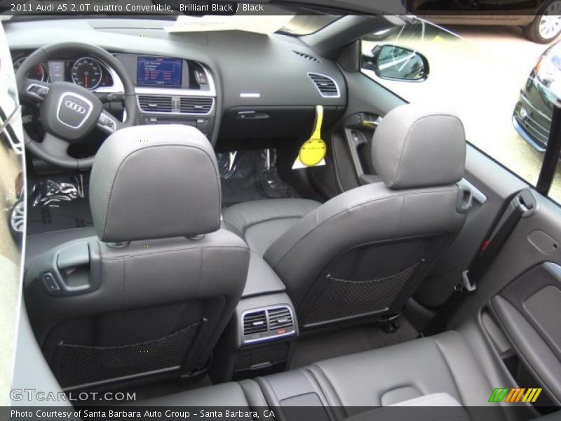Brilliant Black / Black 2011 Audi A5 2.0T quattro Convertible