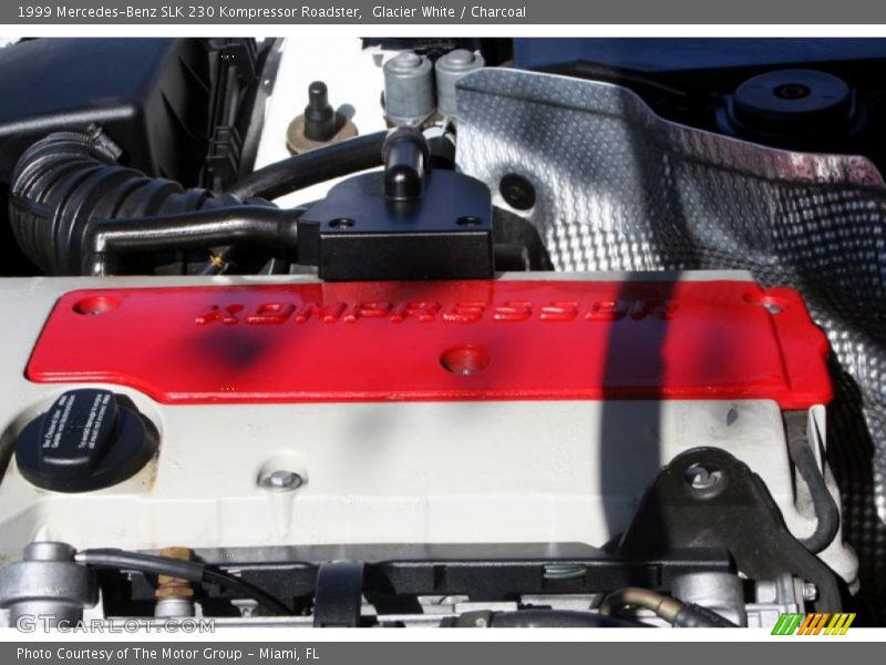Glacier White / Charcoal 1999 Mercedes-Benz SLK 230 Kompressor Roadster
