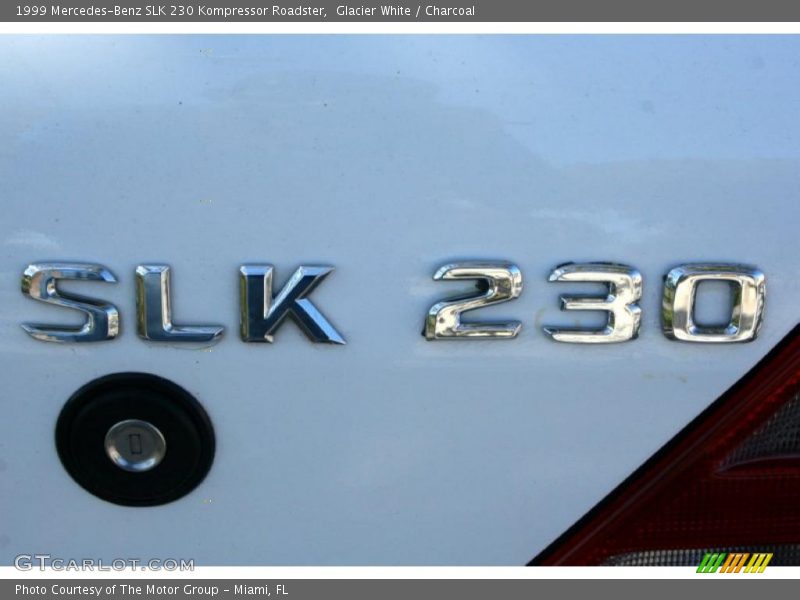 Glacier White / Charcoal 1999 Mercedes-Benz SLK 230 Kompressor Roadster