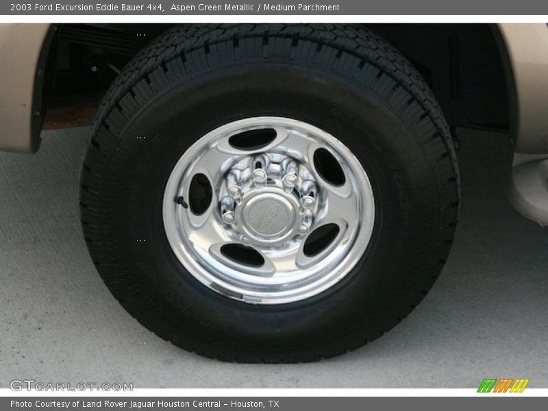 Aspen Green Metallic / Medium Parchment 2003 Ford Excursion Eddie Bauer 4x4