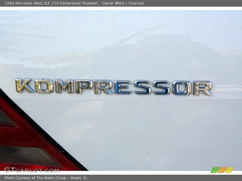 Glacier White / Charcoal 1999 Mercedes-Benz SLK 230 Kompressor Roadster