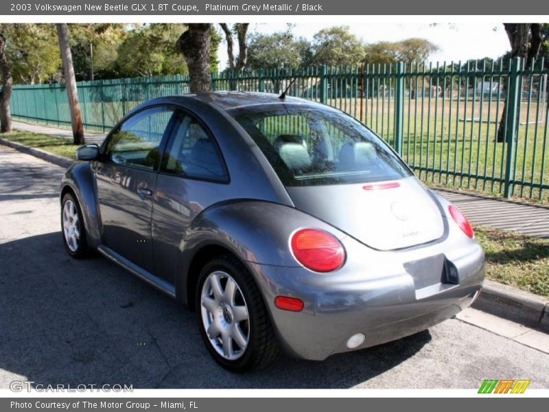 Platinum Grey Metallic / Black 2003 Volkswagen New Beetle GLX 1.8T Coupe