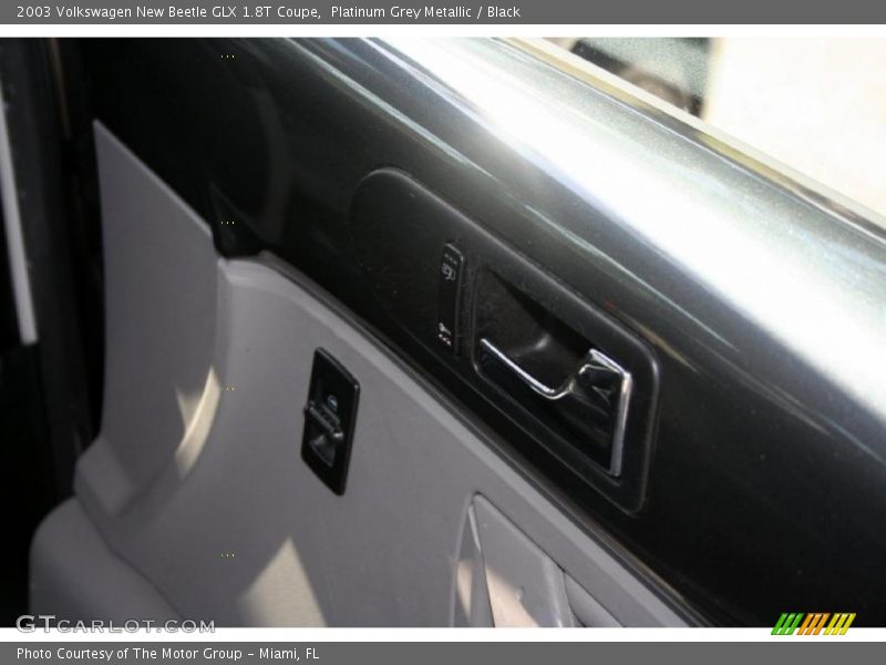 Platinum Grey Metallic / Black 2003 Volkswagen New Beetle GLX 1.8T Coupe