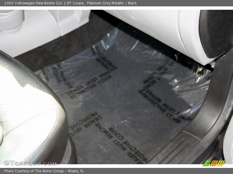 Platinum Grey Metallic / Black 2003 Volkswagen New Beetle GLX 1.8T Coupe