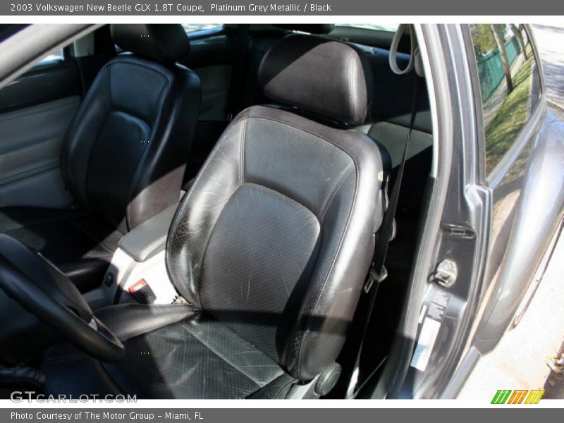 Platinum Grey Metallic / Black 2003 Volkswagen New Beetle GLX 1.8T Coupe