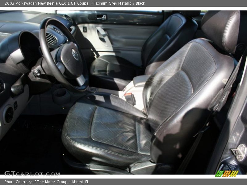 Platinum Grey Metallic / Black 2003 Volkswagen New Beetle GLX 1.8T Coupe