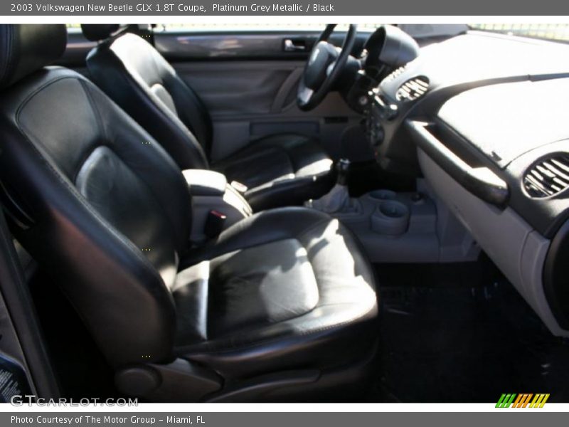 Platinum Grey Metallic / Black 2003 Volkswagen New Beetle GLX 1.8T Coupe